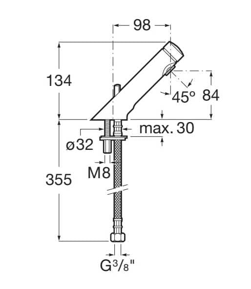 Смеситель для раковины с ограничителем температуры Roca Avant ARCH-00079784 - Вид №2