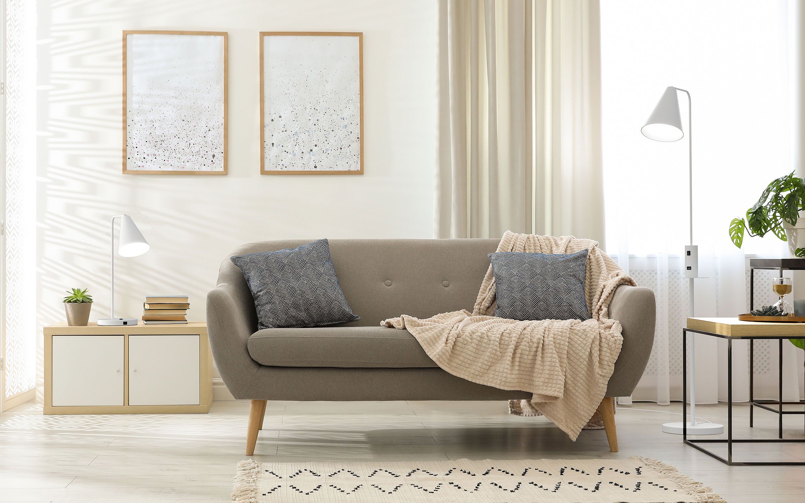 Металлический торшер с разъемом USB Valaisin Grönlund Vigo USB ARCH-00128051 - Вид №8