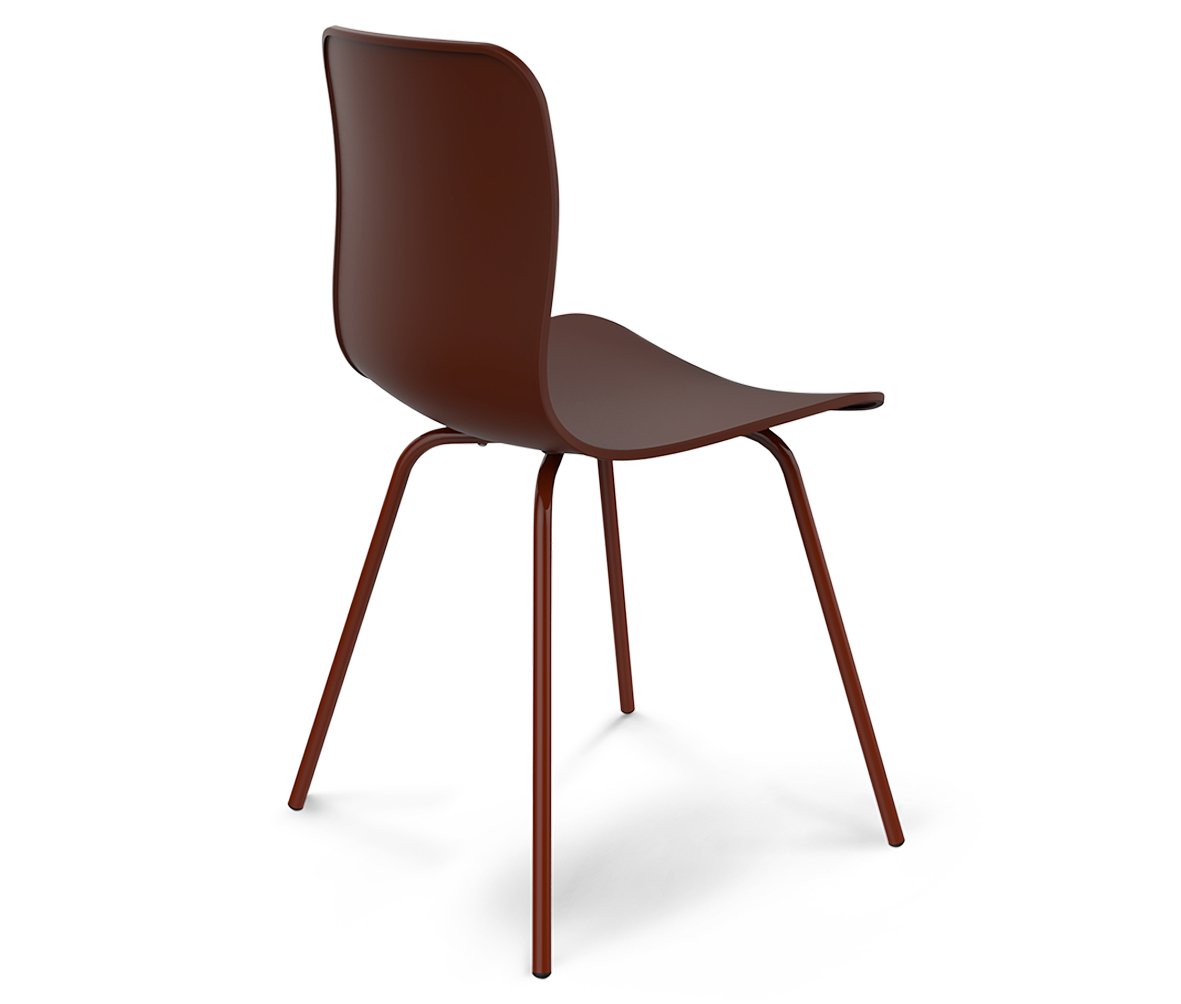Стул DSR Коричневый S33 (eames style) SHEFFILTON ДИЗАЙНЕРСКИЕ, EAMES STYLE 015575 Коричневый  - Вид №2