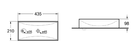 Раковина чаша SL-2023L SANTILINE  - Вид №1