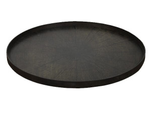 Круглый деревянный поднос