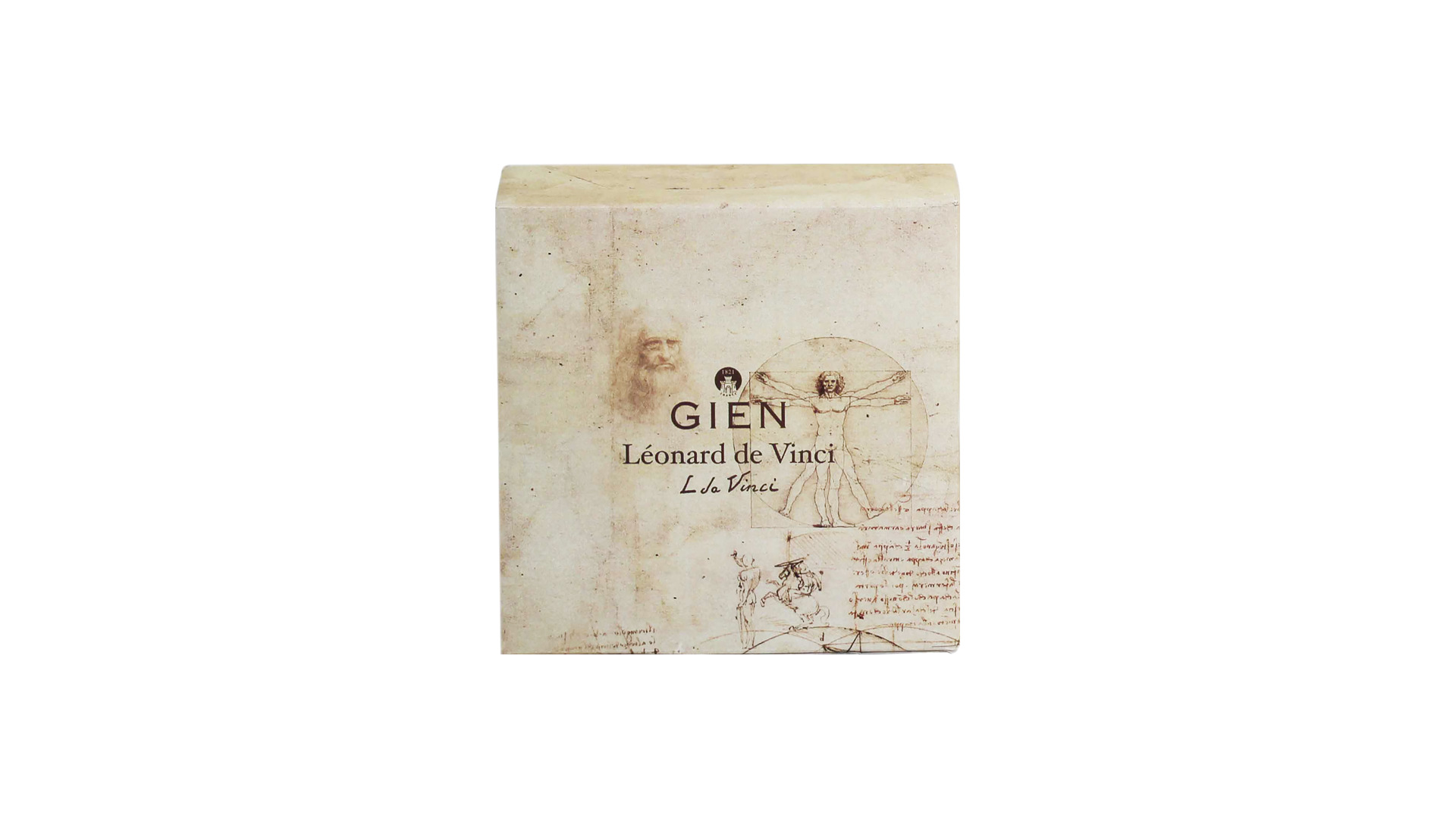 10636901 Gien Набор подставок для кружек Gien Лошади. Леонардо Да Винчи 12,8 см, фаянс, 4 шт Фаянс  - Вид №5