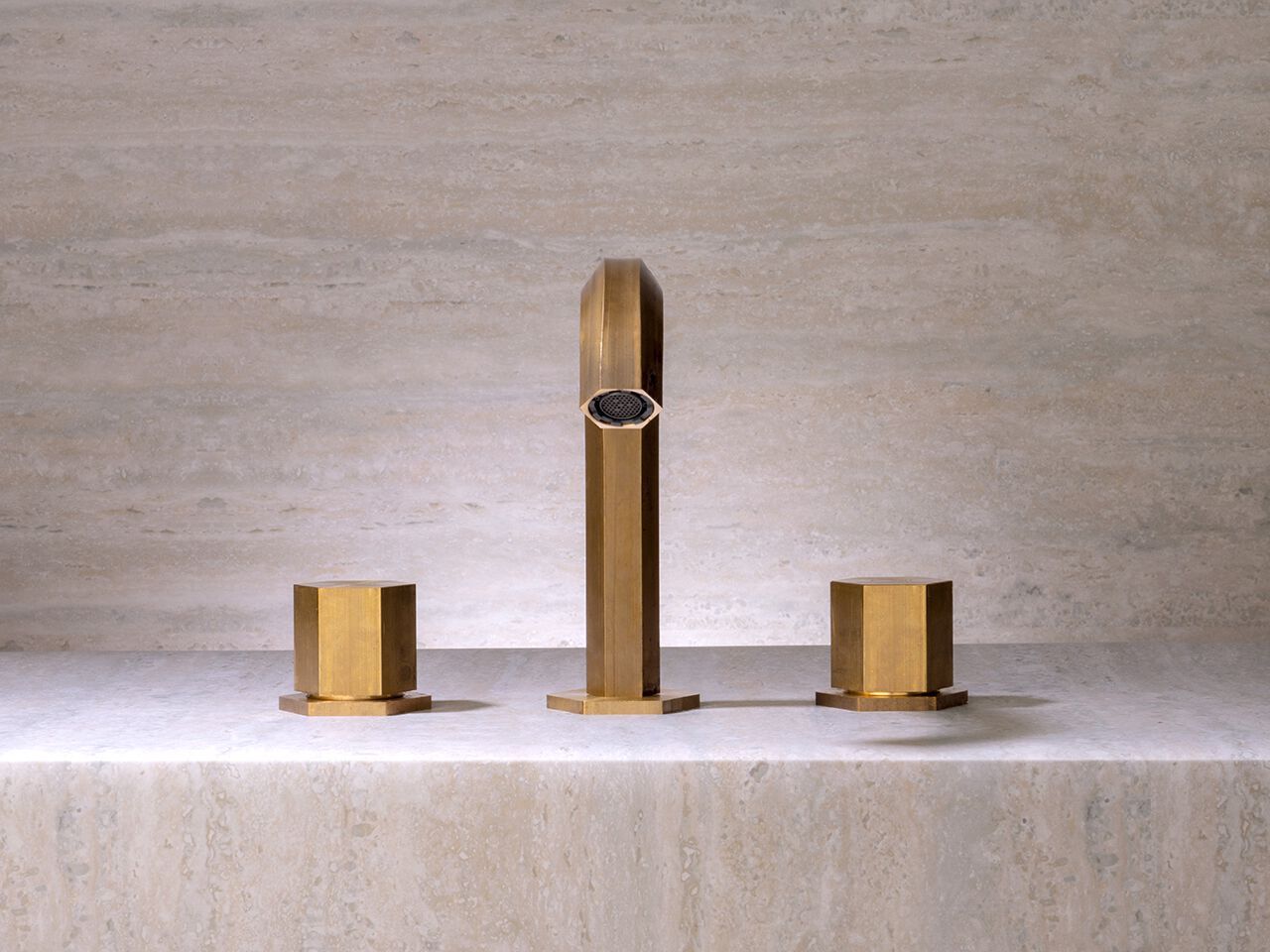 Смеситель для раковины с 3 отверстиями Mamoli Hexagonal ARCH-00106573 - Вид №1