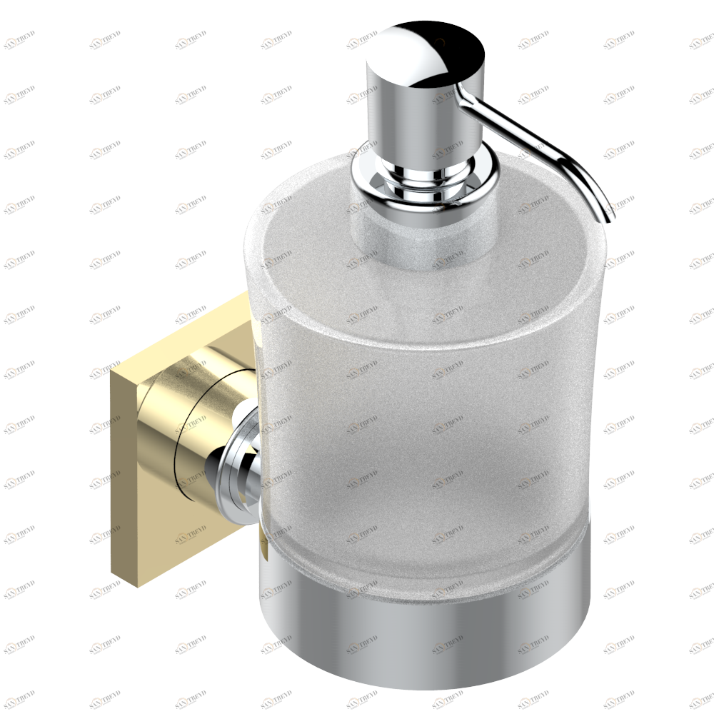 G1T-613 Дозатор для жидкого мыла настенный Thg-paris Beluga Хром/золото G1T-613 CAT.A