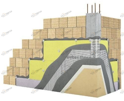 Saint-Gobain Weber Система внешней изоляции Webertherm sun-id-1372288