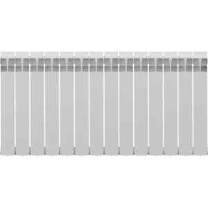 Радиатор секционный Rifar EcoBuild RE30020 300/90 20 секций боковое подключение биметалл белый