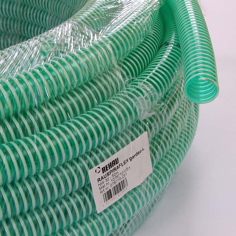 Шланг всасывающий спиральный RAUSPIRAFLEX REHAU 1"1/4 (32.0/3.1 мм) бухта 50м 076710051 - Вид №2