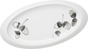 10584547 Hering Berlin Блюдо овальное Hering Berlin "Охота" "Желуди" 33,5см Фарфор