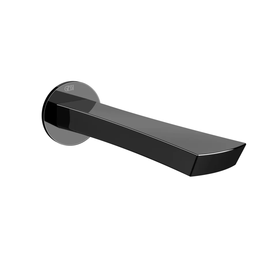 Носик для ванны 72103 706 Gessi Ventaglio ЧЕРНЫЙ МЕТАЛЛ PVD 72103706