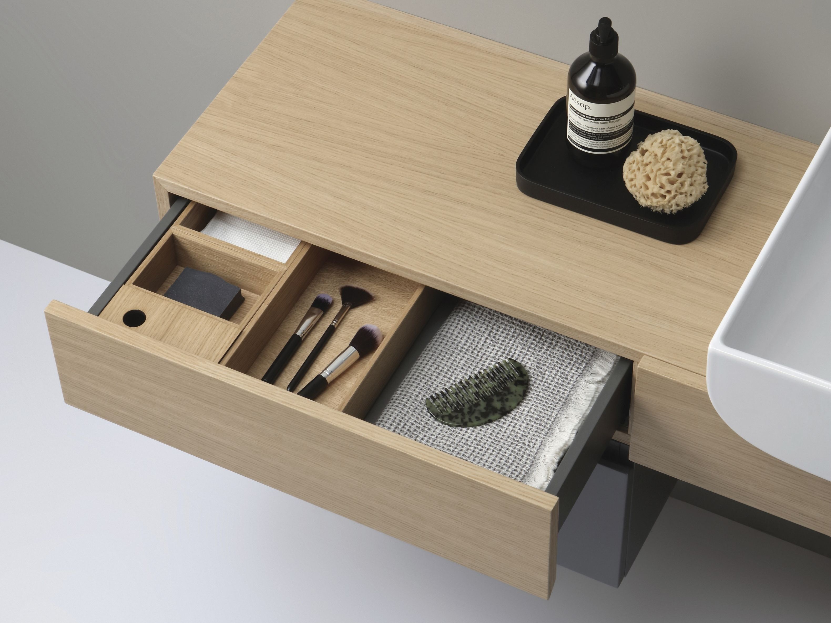 Деревянный умывальник с ящиками Azzurra Ceramica Charlotte ARCH-00117510 - Вид №4