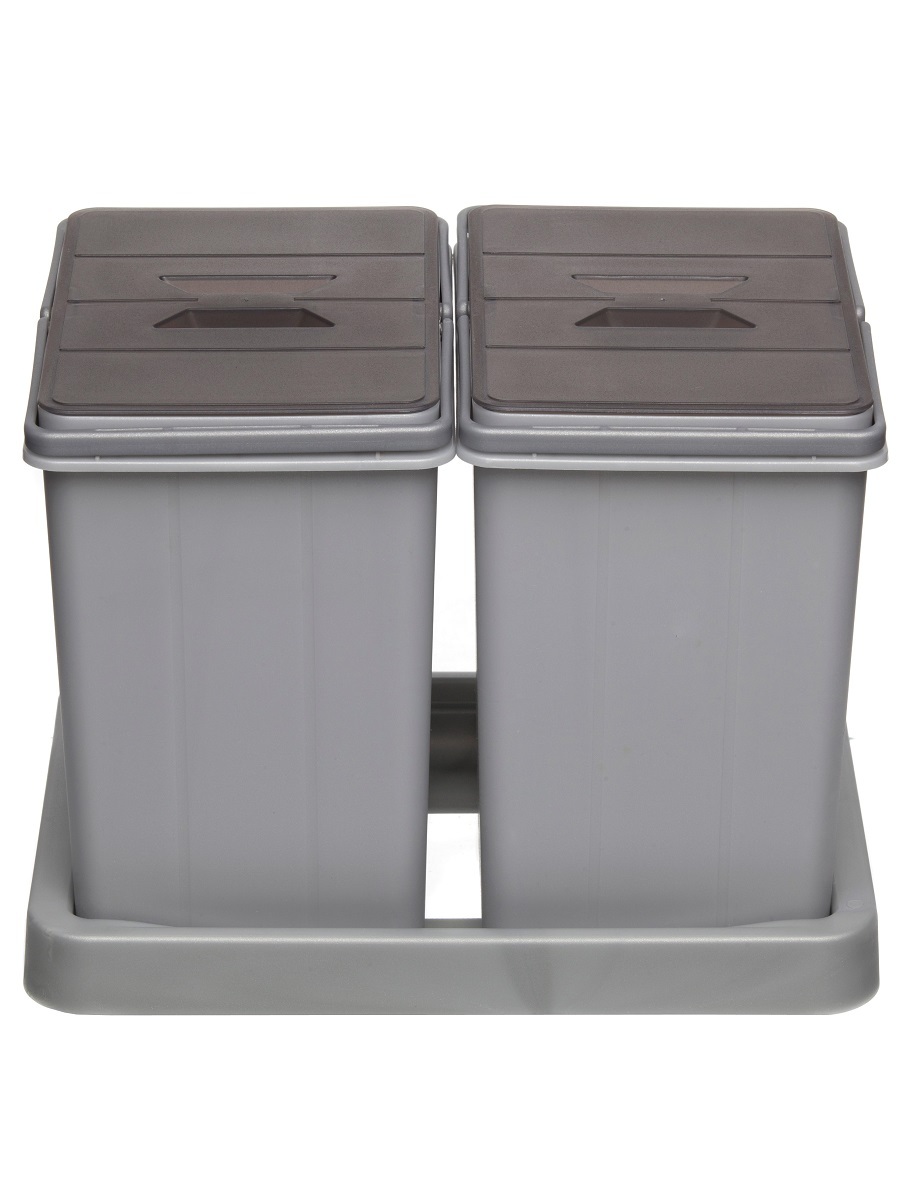 Система сортировки мусора Tau 12-2 Metallic Grey NAVAKO 10056