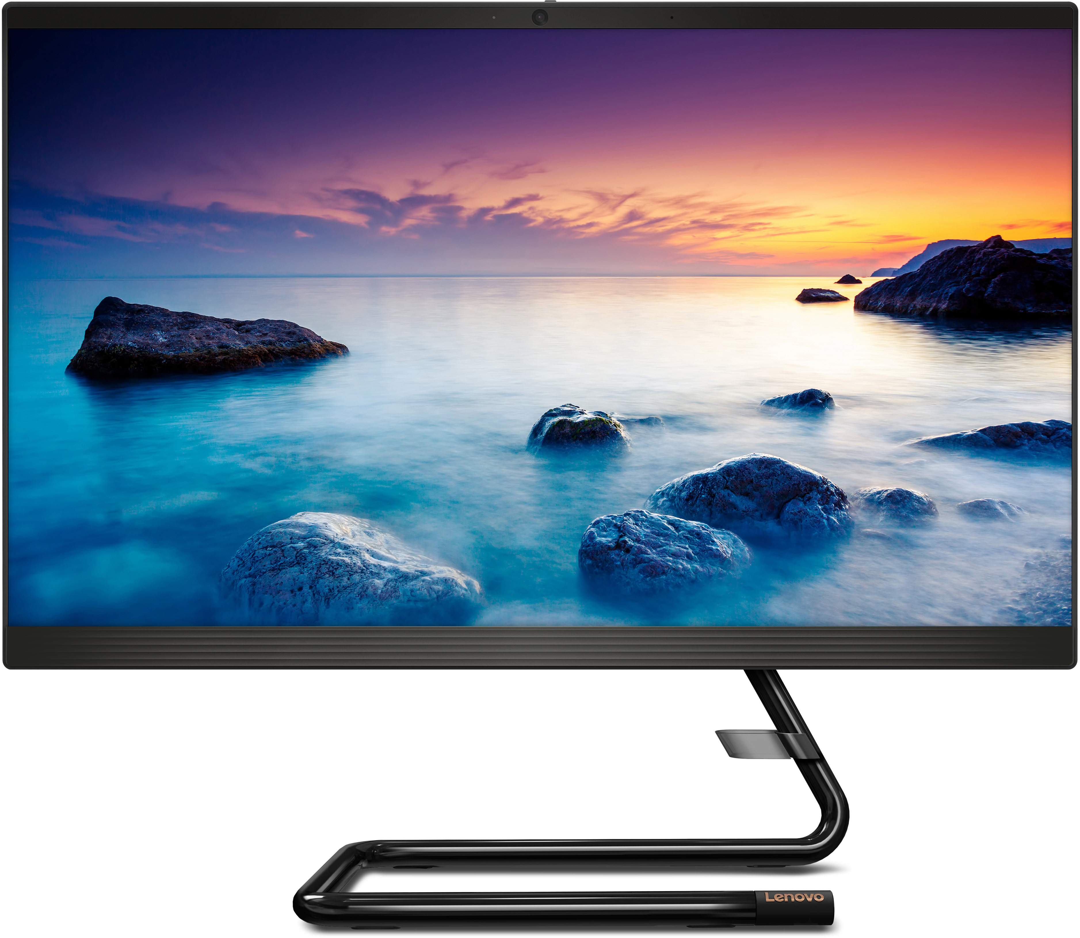 F0EX000GRK ideacentre aio 3 22ada05 21.5"(1920x1080)/amd athlon silver 3050u(2.3ghz)/4096mb/128ssdgb/dvdrw/int:amd radeon/bt/wifi/war 1y/5.28kg/black/dos + клавиатура, мышь usb Lenovo Santreyd  - Вид №3