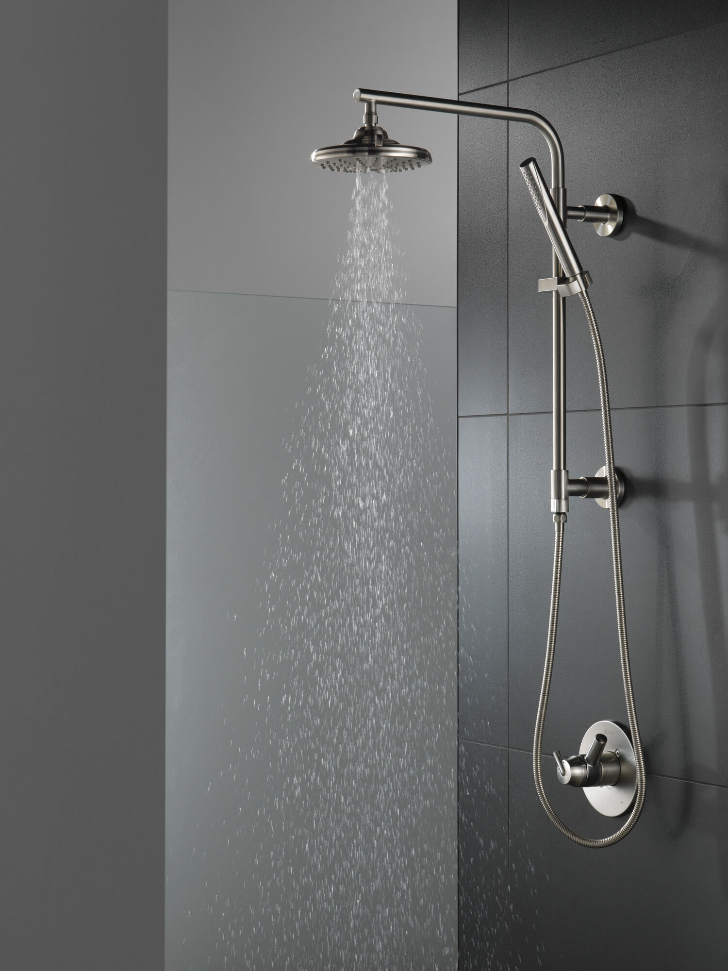 58810-SS Душевая колонна 18 дюймов, круглая Delta Faucet Universal Showering Нержавеющая сталь  - Вид №3