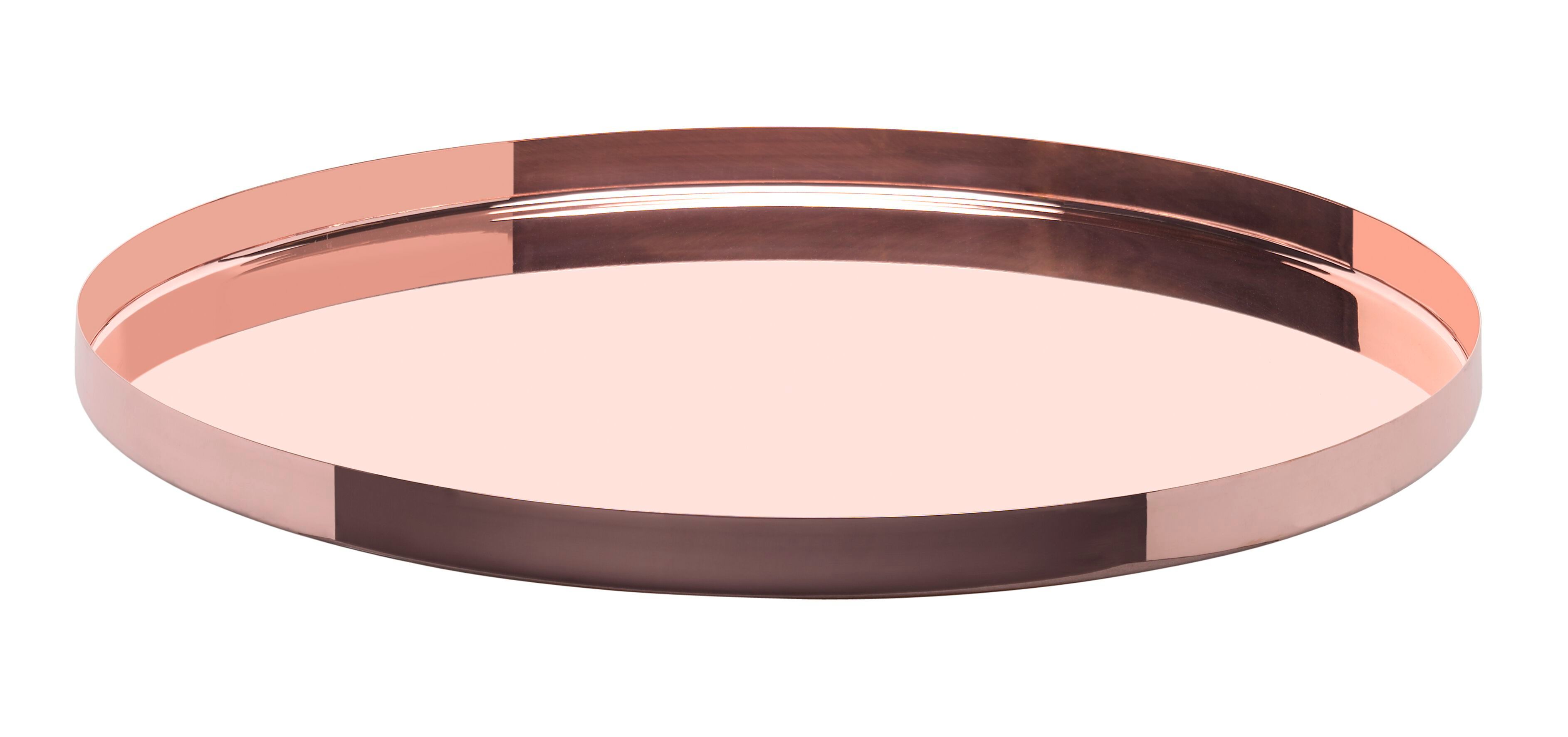 Круглый металлический журнальный столик с подносом e15 Habibi ARCH-00040117 - Вид №30