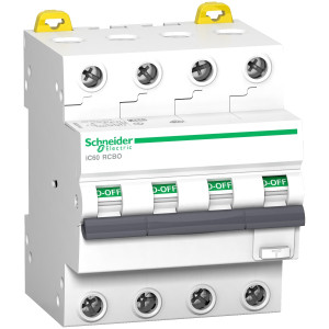 A9D52416 Дифавтомат Acti9 4P 16А ( C ) 6 кА, 300 мА ( A ) Schneider Electric Acti 9