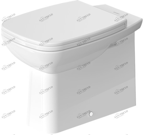 21150900002 Приставной унитаз напольный Белый Duravit D-Code Германия