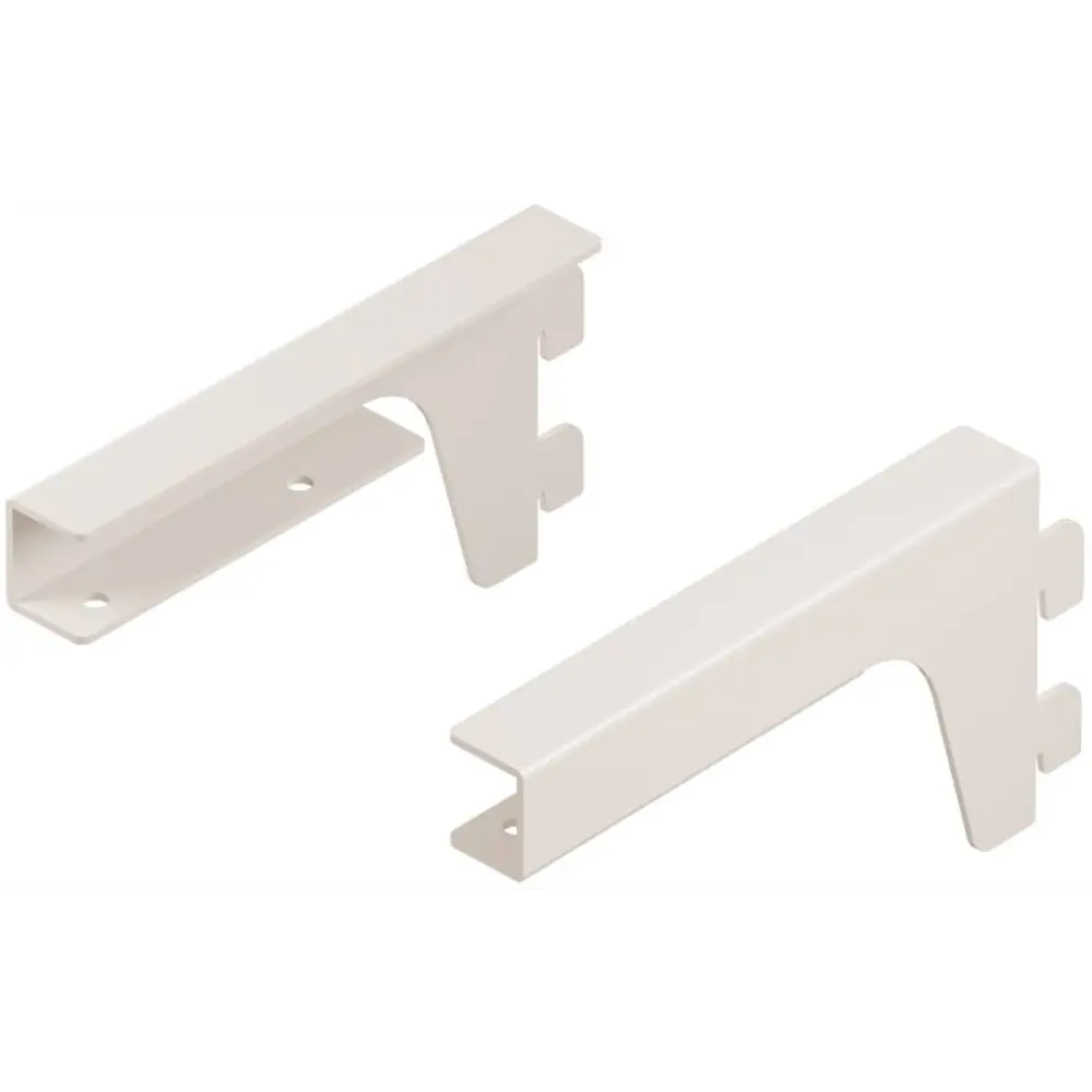 Кронштейн LARVIJ для полок 15 см, магнолия - надежная опора для гардеробной системы 84804139 STLM-0055431