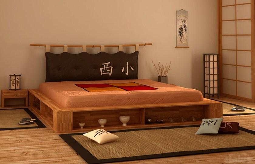 Cinius Двуспальная контейнерная кровать из дерева татами sun-id-1392944 - Вид №2
