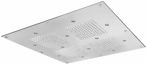 Rubinetterie Mariani Встроенная светодиодная лейка для душа с хромотерапией Cromoterapia Sq0-l3