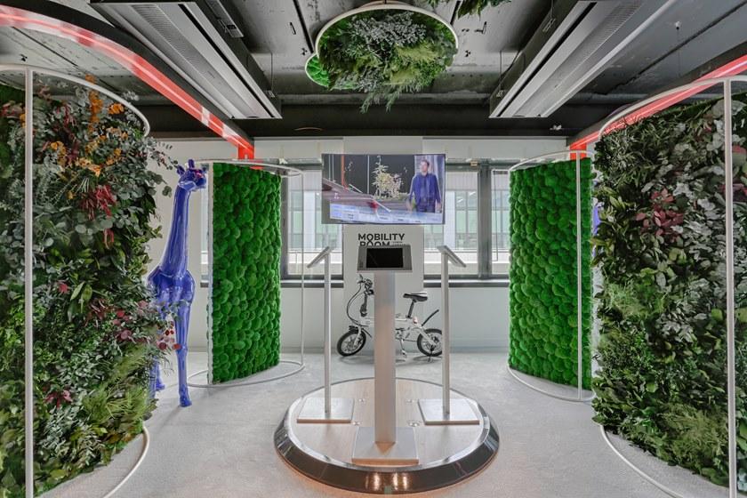 GREEN MOOD Отдельностоящая звукопоглощающая зеленая стена из стабилизированных растений G-line sun-id-1486599 - Вид №1