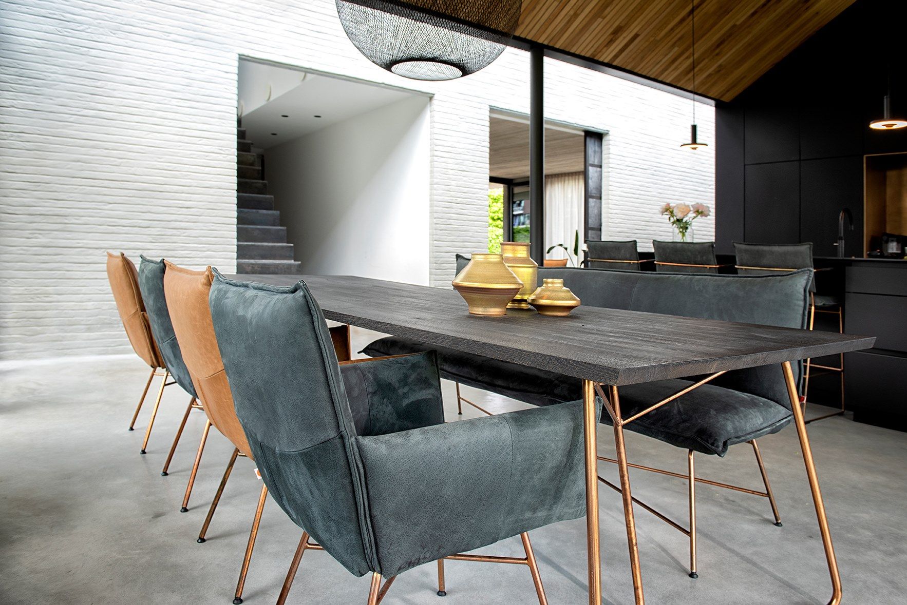 3-местный кожаный диван Jess Vidar ARCH-00030475 - Вид №5