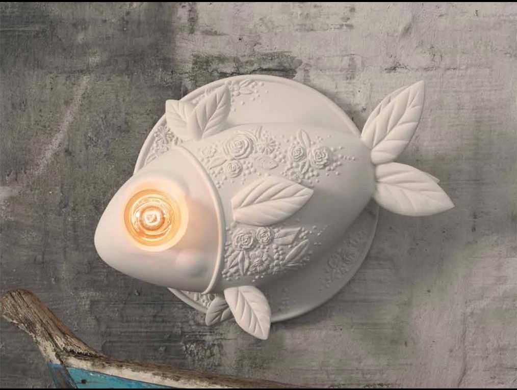 Karman AP132 1B INT настенный светильник рыба Aprile 110478 - Вид №1