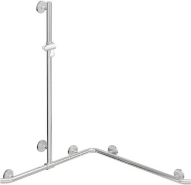 950.35.31054 Поручень для душа с выдвижным держателем для душа теплое прикосновение HEWI Greifen 
