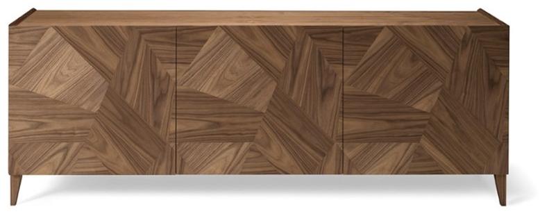 Arte Brotto Буфет из орехового дерева с распашными дверцами Leonardo L411n - Вид №1