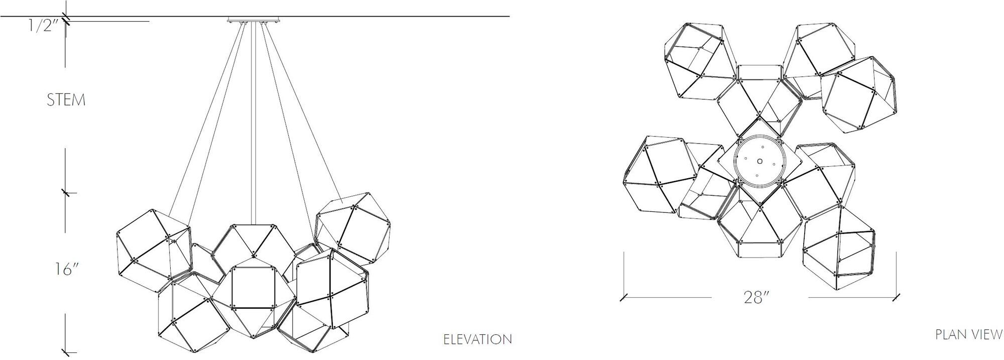 GABRIEL SCOTT Светодиодный подвесной светильник из металла с диммером Welles sun-id-1473624 - Вид №6