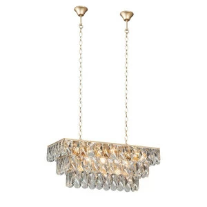 Подвесная люстра Vitaluce V5265-8/23 VITALUCE ДИЗАЙНЕРСКИЕ 328918 Золото;прозрачный