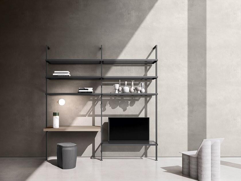 Zalf Модульный книжный шкаф с подсветкой Windy sun-id-1376157 - Вид №1