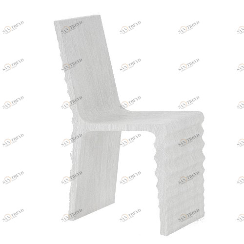 Стул деревянный белый 85х57 см Wave ODINGENIY ДИЗАЙНЕРСКИЕ 178396 Белый 
