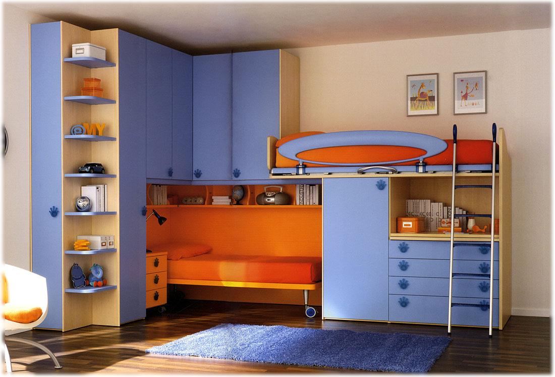 Детская из модулей  MORETTI  COMPACT CS16 ARIA