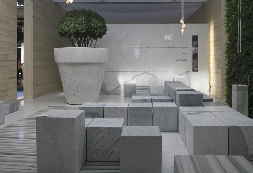 FranchiUmbertoMarmi Кашпо для общественных мест из мрамора Mac sun-id-1388267 - Вид №1