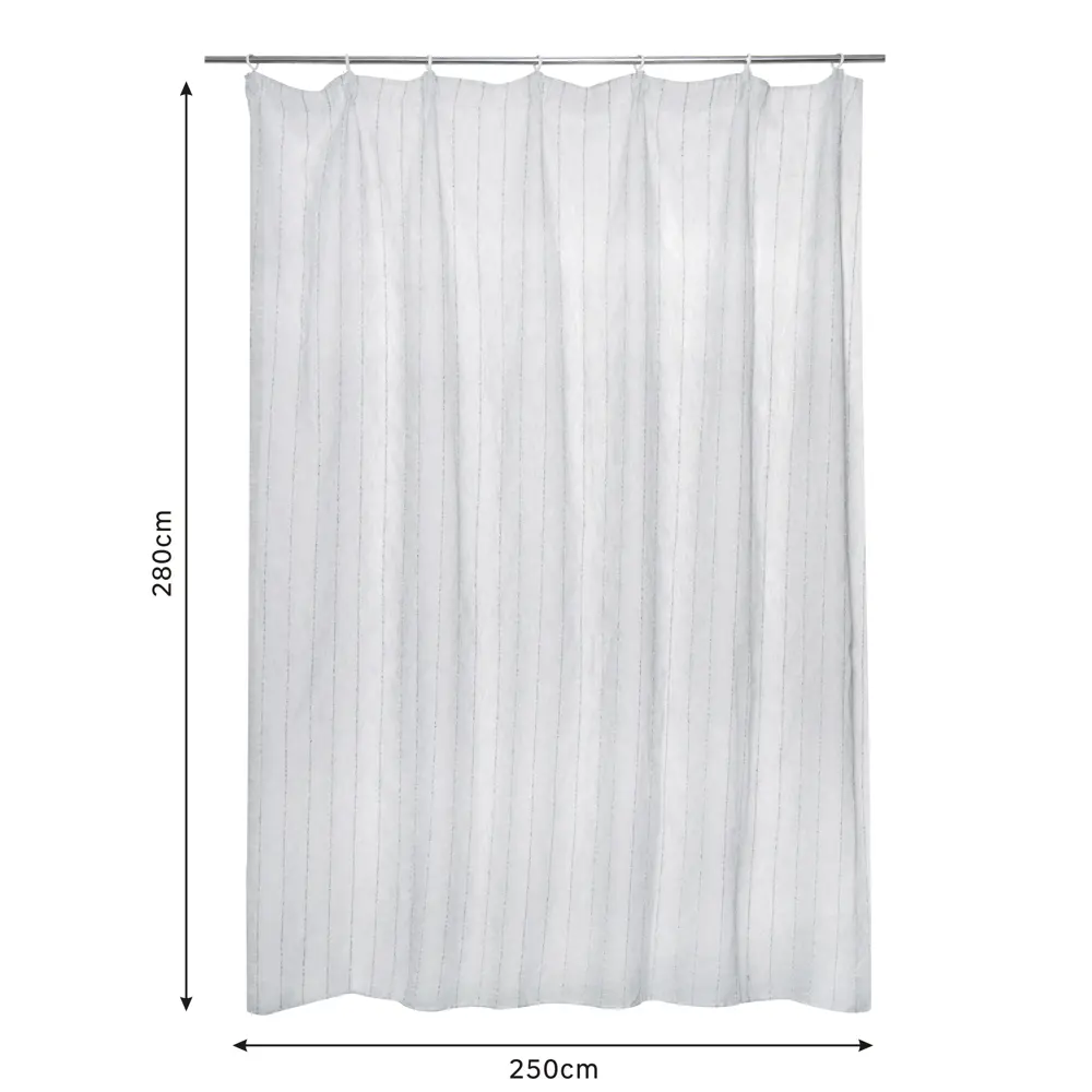 Тюль на ленте Inspire Viola 250x280 см цвет синий STLM-2166598 - Вид №1