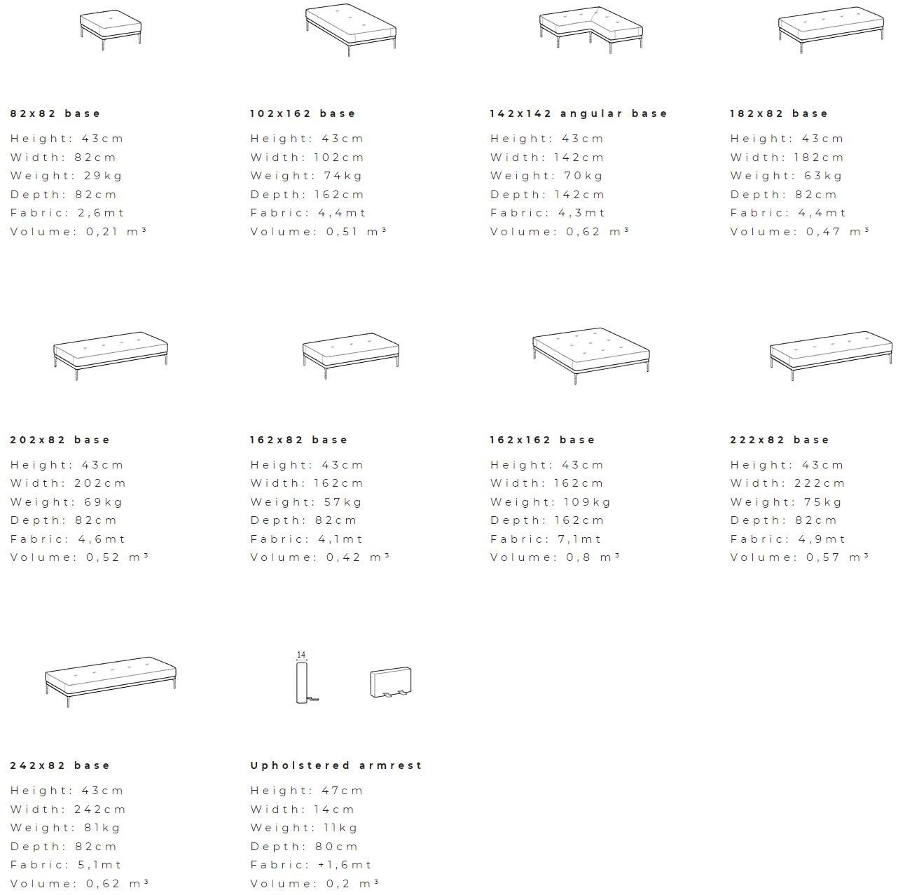 Угловой диван из ткани с полуостровом Ditre Italia Ada ARCH-00070005 - Вид №5