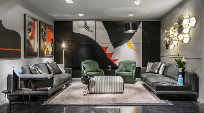 Tonino Lamborghini Casa 3-х местный диван с журнальной полкой Sarthe sun-id-1429118 - Вид №3