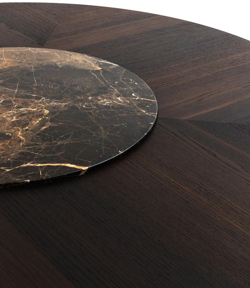 PIANCA Деревянный стол с ленивой сьюзан Ettore sun-id-1491704 - Вид №2