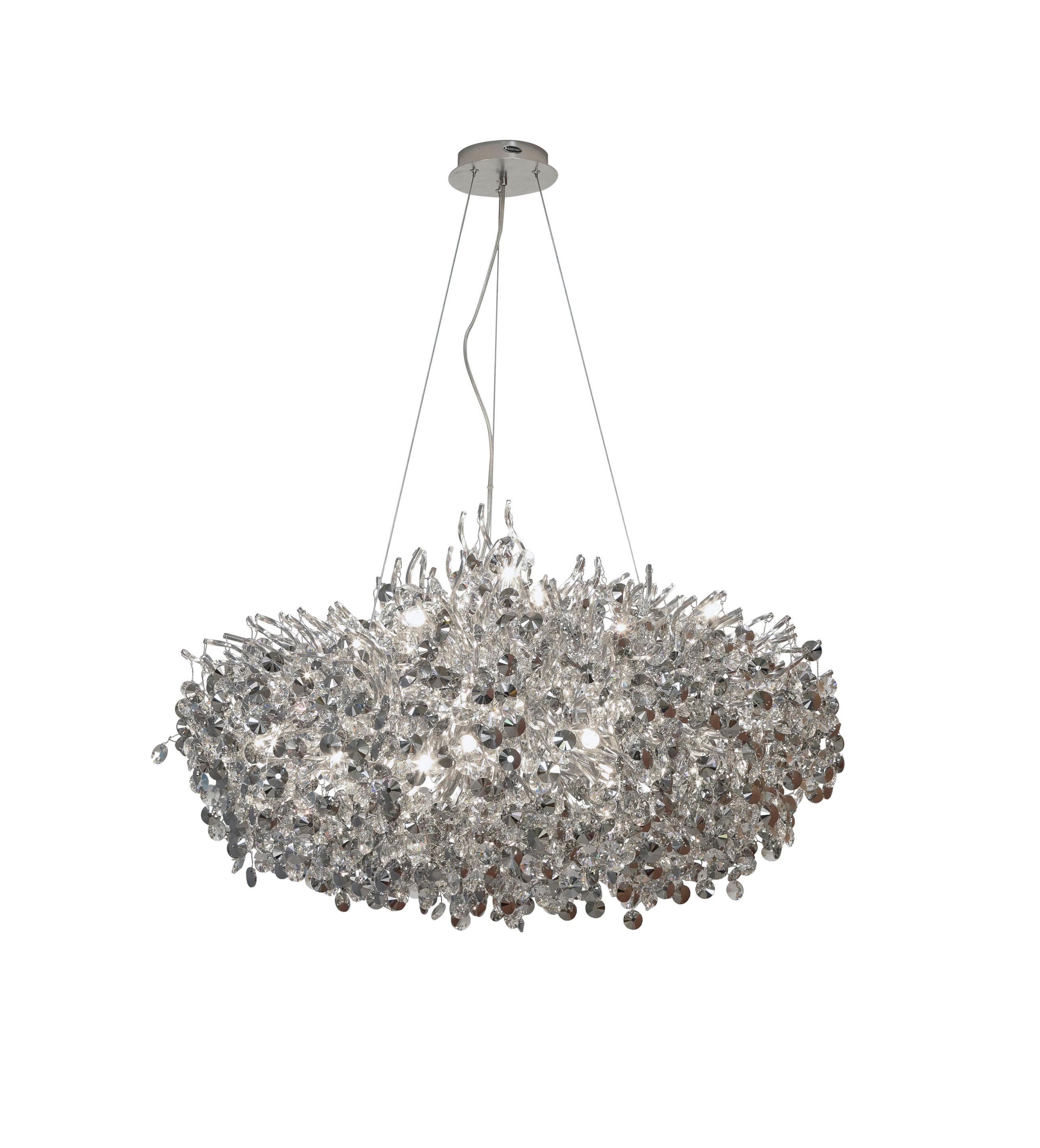 Алюминиевый подвесной светильник с кристаллами K-Lighting Vitòria ARCH-00025552 - Вид №1