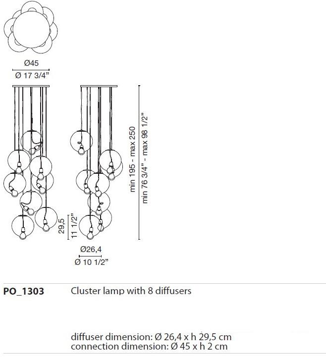 Cappellini Подвесной светильник из цветного стекла Meltdown sun-id-1473791 - Вид №6