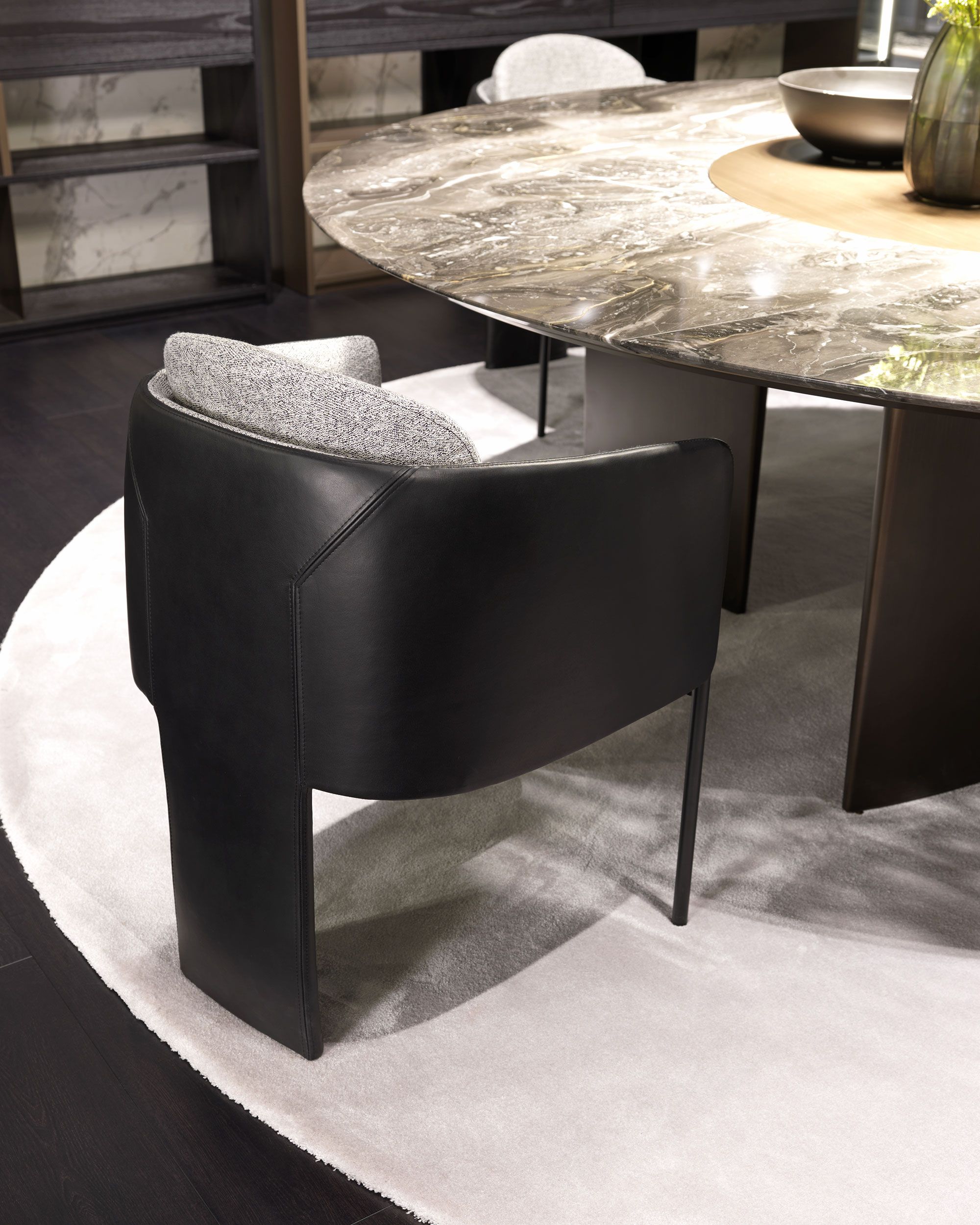 Мягкий тканевый стул с подлокотниками MisuraEmme VIRGIN ARCH-00146531 - Вид №4