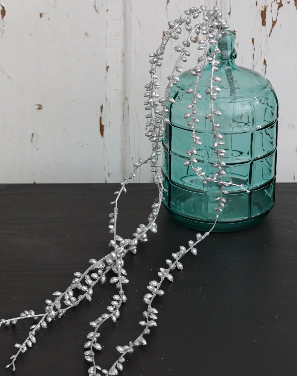 1076 996 a3 Искусственная гирлянда, 73 см, серебро H-andreas  - Вид №4