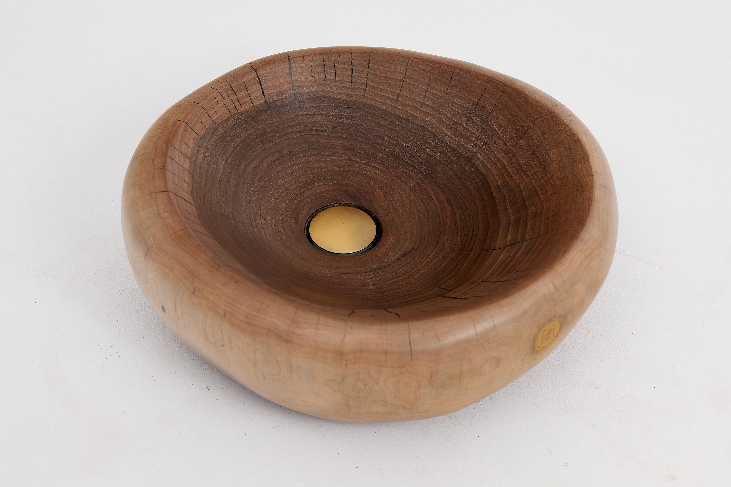 Твердая деревянная раковина / умывальник Logniture Banik ARCH-00150933 - Вид №2