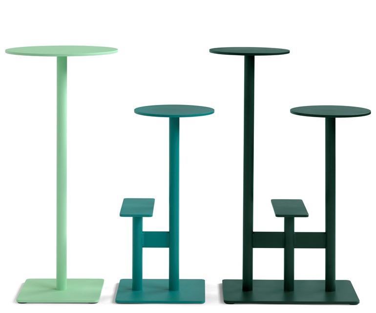 Blå Station Высокий барный стул из алюминия с подставкой для ног Combo Bla Station sun-id-1459300 - Вид №5