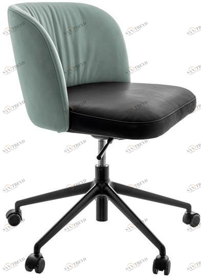 KFF Регулируемое по высоте 5-спицевое кресло на колесиках Gaia casual sun-id-1375756