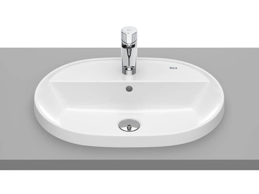 Фарфоровая раковина с полукруглой овальной раковиной Roca The Gap ARCH-00094000