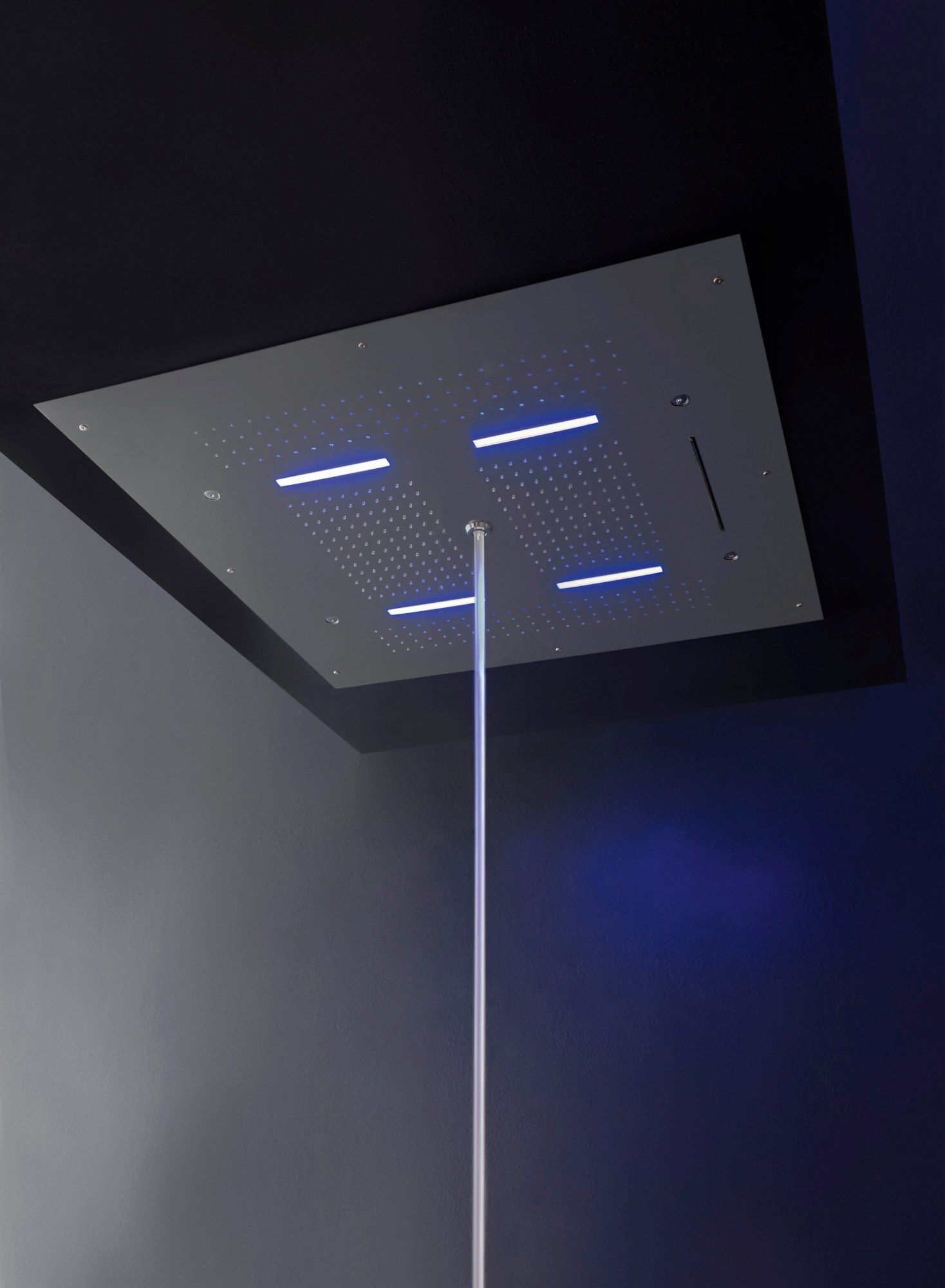 Квадратная встраиваемая потолочная душевая головка из нержавеющей стали Rubinetterie Treemme Showers Inox ARCH-00042513 - Вид №1