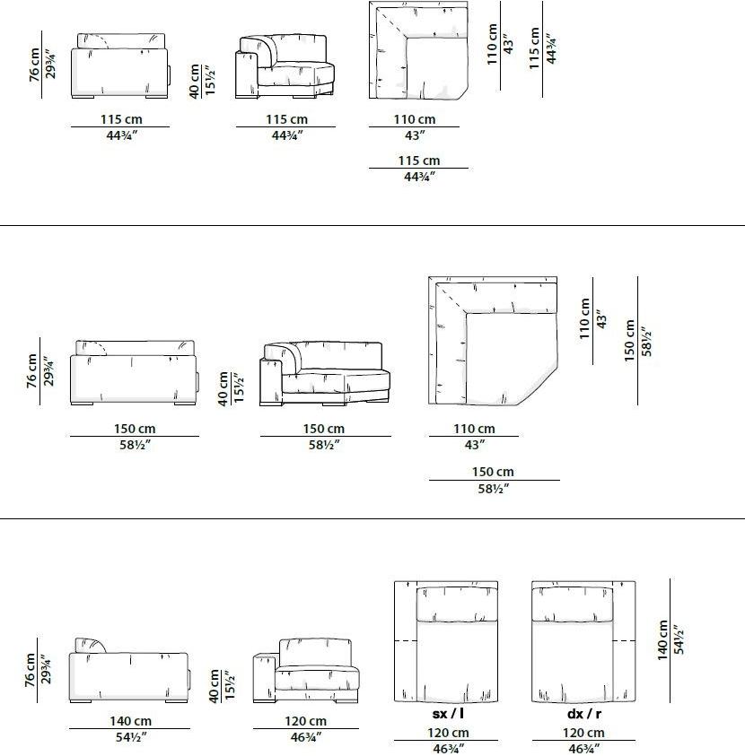 BAXTER Секционный кожаный диван Budapest sun-id-1429062 - Вид №12