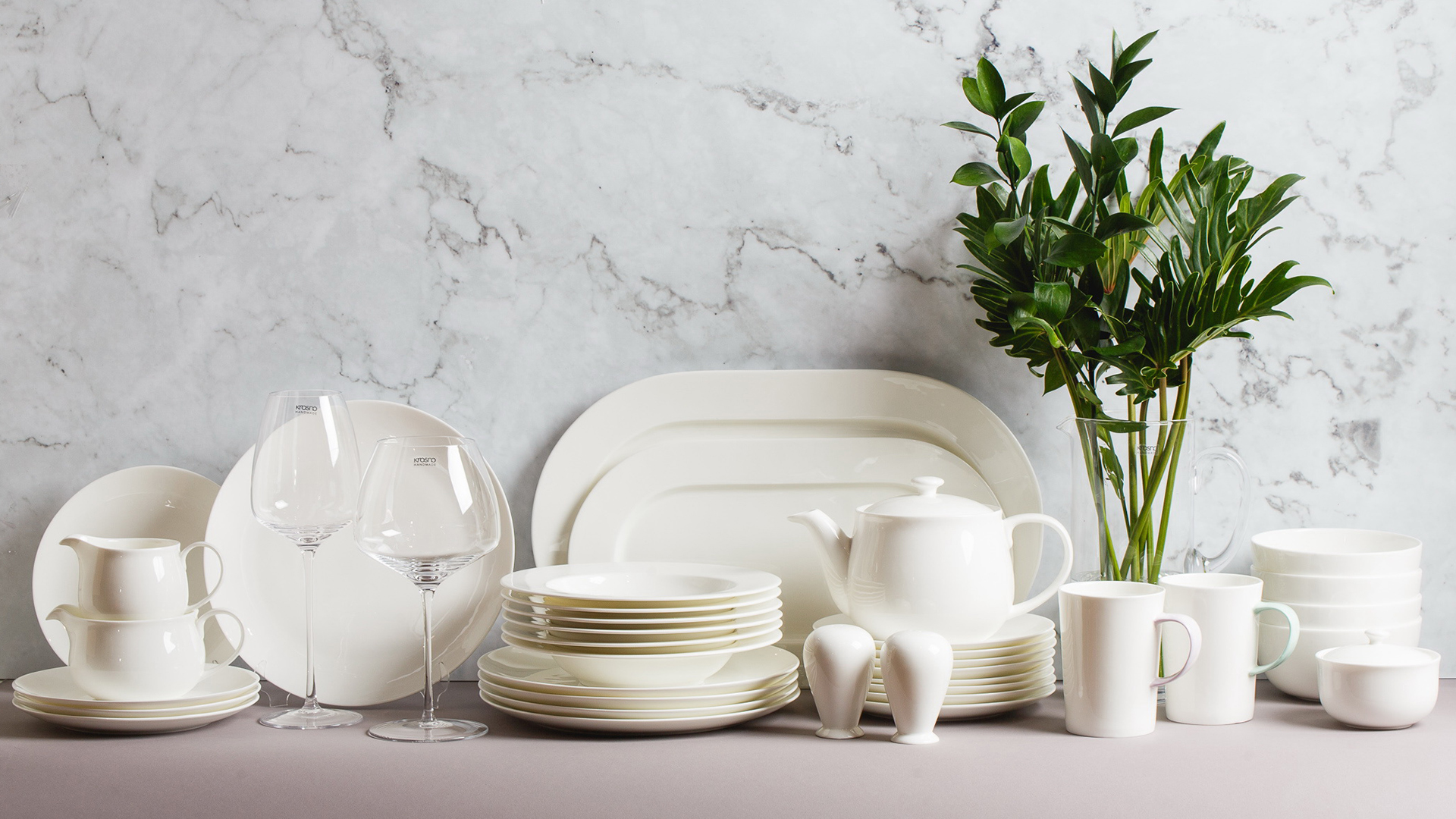 10624418 Mix&Match Тарелка десертная Mix&Match Синергия 19см, фарфор Фарфор костяной  - Вид №1