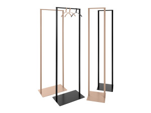 Металлическая напольная вешалка